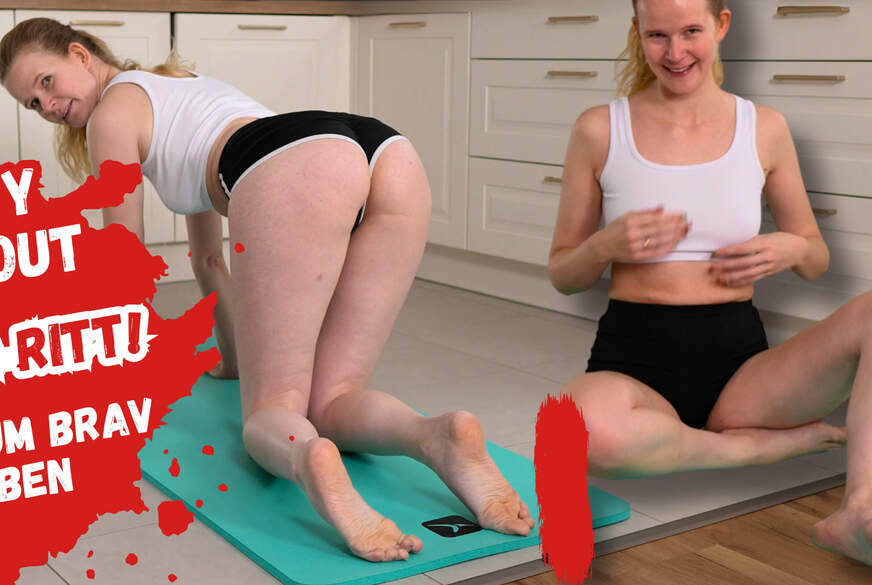 Bikergirl-97: Bikergirls Booty Special Workout mit BBC Dildo!