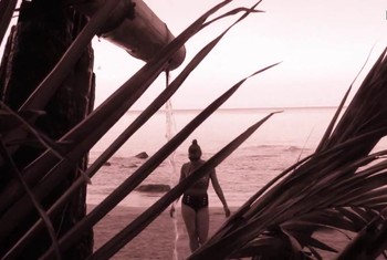 Shower on the Beach