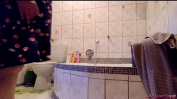 Abduschen in der Badewanne