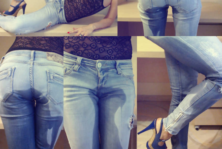 Pipi in Jeans von ReifeShayna