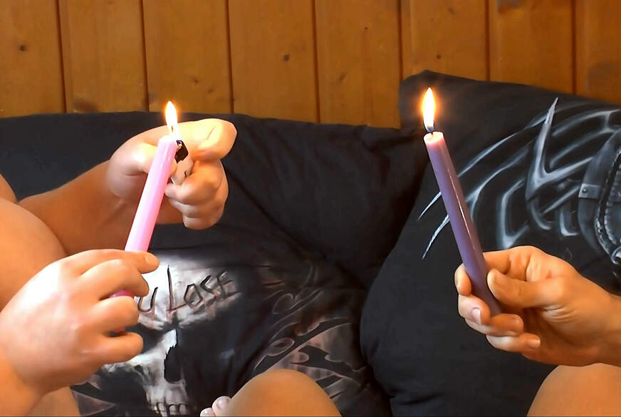 sweetdesire: Weihnachtsvideo 05 -mein Körper wird mit Wachs betropft