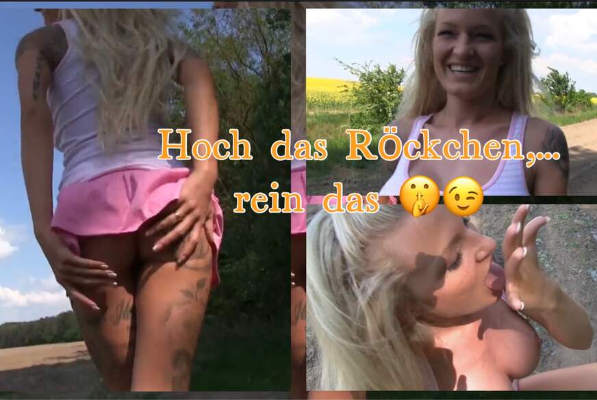 RoxxyX: Hoch das Röckchen rein das Stöckchen
