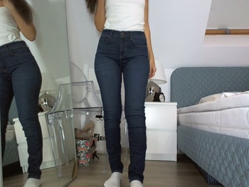 my ass in  skinny jeans