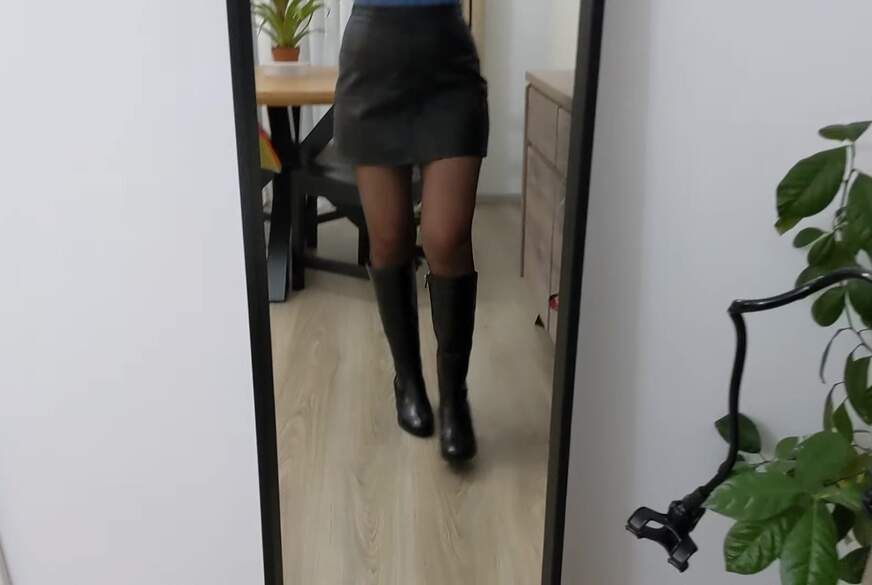 FetishGoddess: Verehre meine Caprice-Lederstiefel
