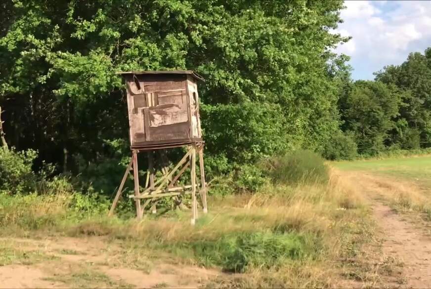 Outdoor!! Hochsitz die 2.! Kommt heute der Jäger? von Secret-Jasmin