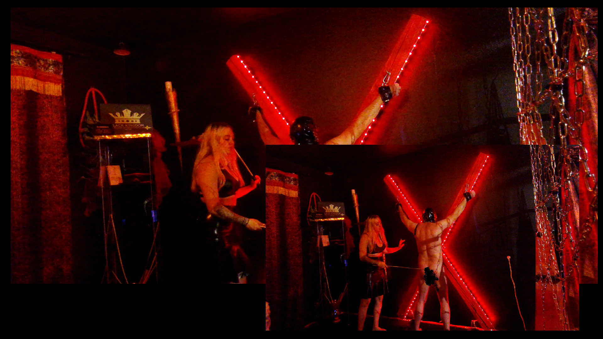 Heute war für den Sklaven wieder Schmerztraining angesagt und zwar dieses mal nur mit dem Rohrstock! Als erstes habe ich die Arschbacken mit dem kleinen dünnen Rohrstock vorbereitet und warm geschlagen ! Als diese schön warm waren habe ich endlich den dicken schwarzen Rohrstock zum Einsatz gebracht , bis der Sklave nicht mehr konnte und sein Safeword eingewendet hat