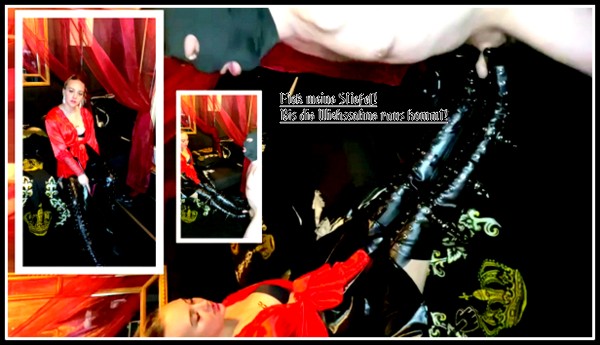 FICK  meine Stiefel SOLANGE bis deine Eier leer sind Du willst mein devoter Stiefel-Ficker werden? Dann beweise jetzt dein können, indem du unter Zwang meine Stiefel fickst und zwar so lange bis es von selbst deine Wichssahne aus deinen Eiern raus drückt!

Wie viel Ausdauer hast du wohl?