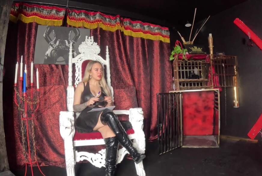 Jetzt bist DU mein EIGENTUM FÜR IMMER! Sklavenvertrag wird aufgesetzt. von Queen_of_BDSM