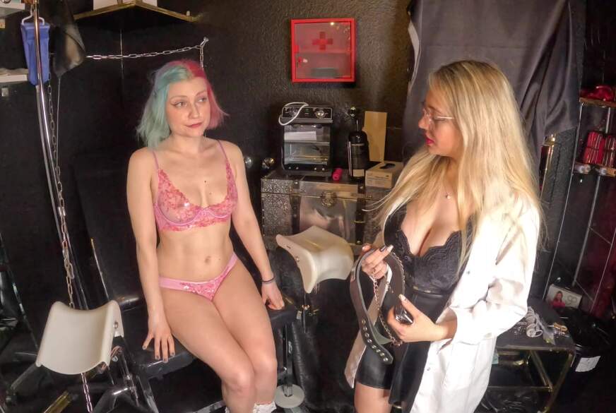Queen_of_BDSM: Doktorin untersucht die NOTGEILHEIT ihrer devoten Patientin