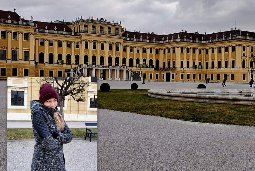 Zwei Fremde am Schloss Schönbrunn aufgerissen und a*******t von SirenaSweet