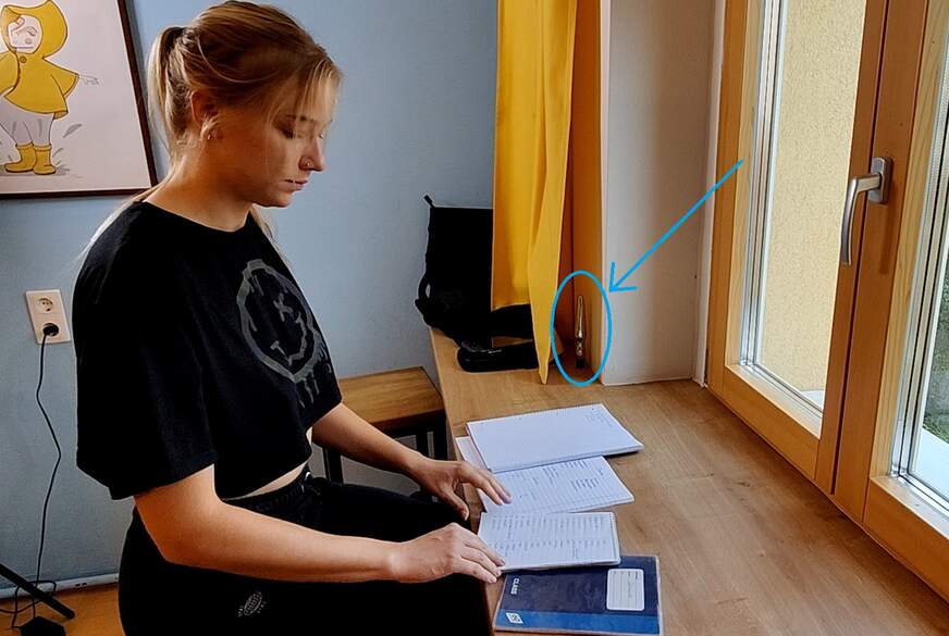 SirenaSweet: Lernpause mal anders! Mit fremden Dildo g*****t!