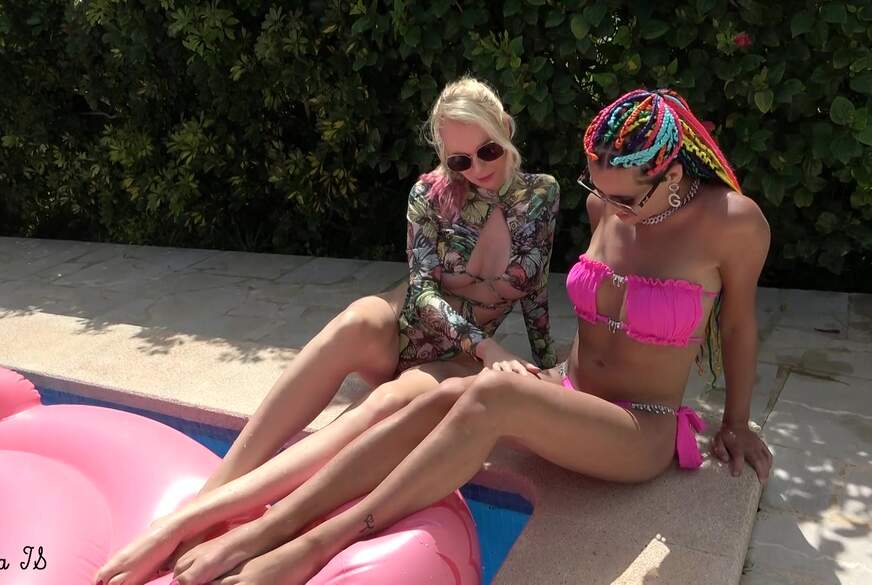 Gianinats: Einen   heissen dreh   am pool