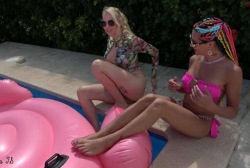 Gianinats: Einen   heissen dreh   am pool