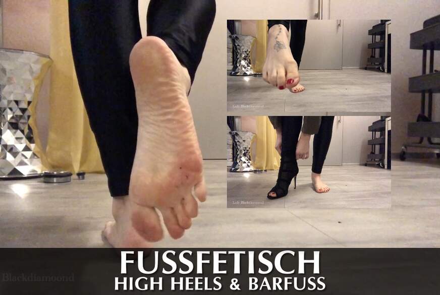 Blackdiamoond: Fußfetisch - High Heels und Barfuss