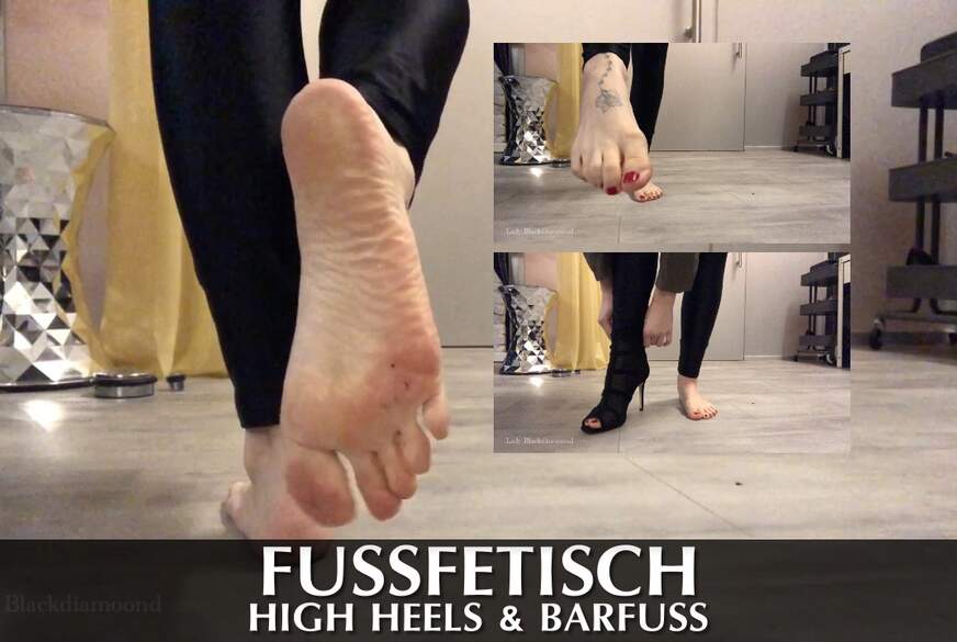 Fußfetisch - High Heels und Barfuss von Blackdiamoond