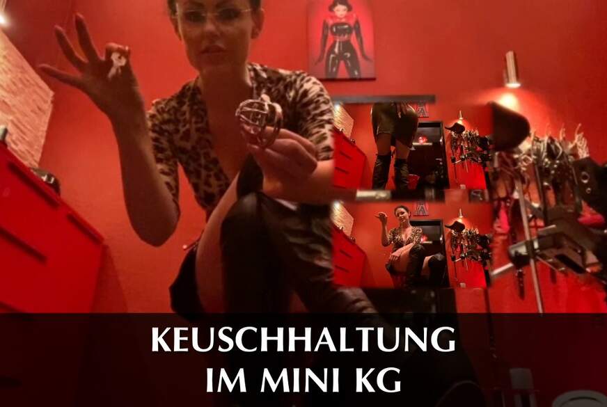 Keuschhaltung im Mini KG von Blackdiamoond