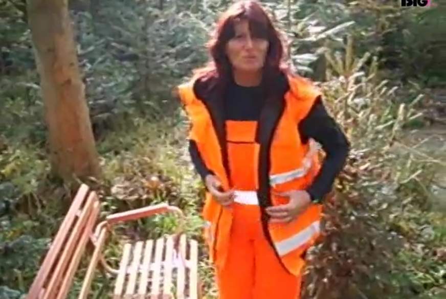 Reife-B***h55: Von der Bank g*****t