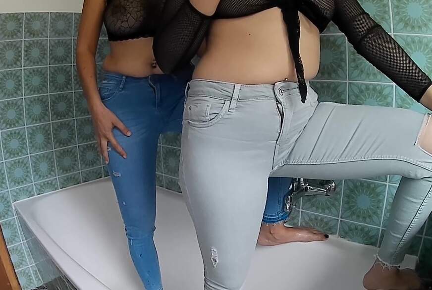 Anna-Hot: Doppel Jeans P**s und Spiele