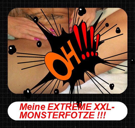 Meine EXTREME XXL - MONSTERFOTZE ! Das ist mit Abstand das heftigste was ich je an mir gesehen und erlebt habe! Ich habe ja schon viel gesehen ... aber was hier mit meinem engen Fötzchen passiert ist wirst Du nicht glauben! Was für eine MONSTERFOTZE ! (Nahaufnahmen) Ich konnte sie kaum berühren ! Ja was nun anstellen mit dieser Horrorpussy? Da ich dies zusammen mit meinem besten Kumpel getestet habe und er gerade volle Eier hatte, weil er lange nicht gespritzt hat, wollte ich direkt das er mir die dicke, fette Monsterfotze besamt! OMG hat der geil gespritzt! Das machte mich auf einmal so mega geil das ich mir meinen Riesenkitzler wichsen musste bis ich komme. Du siehst wie geil ich mir meine vollgewichste dicke Fotze reibe und dann heftig zum Orgasmus komme. Ich zeige Dir wie geil sie danach zuckt ! Verpasse diesen geilen Moment nicht! Der Anblick : unbezahlbar !