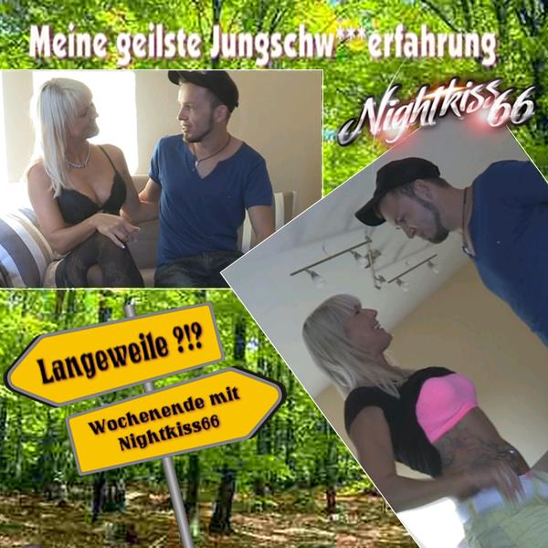 ...mit krassem Ende !!!! Den kleinen Kerl hatte ich mir schon lange ausgeguckt und war schon ne Weile mit ihm hier im Kontakt. Ich hatte mir ein Häuschen übers Wochenende gemietet und fragte ihn frech ob er nicht Lust hätte mit mir dort das Wochenende zu verbringen?! Natürlich sagte er zu. Oh man war ich aufgeregt ... ein ganzes We mit nem süßen Jüngling verbringen. Kaum das Türchen geöffnet, musste ich auch schon einen Schwanztest machen. Meine Fötzchen lief schon aus vor Geilheit und sein Prachtschwanz war schon fast am explodieren. Ich wollte ihn aber noch etwas zappeln lassen um ihn dann in heißen Dessous,Halterlosen und Heels zu überraschen. Was mir auch sichtlich gelang. Als er mich so sah konnten wir nicht mehr anders als uns in Ekstase zu ficken ... Mir verging Hören und Sehen ..und die Stellungen waren verrückt. Doch was dann geschah haute mich um .... der Waaaaahnsinn ... 1000% Abspritzgarantie !