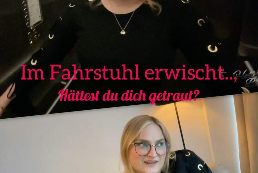 Holly-Banks: Im Fahrstuhl erwischt..., hättest du dich getraut?