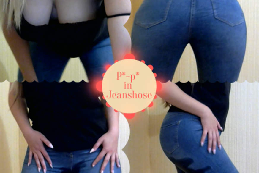 Michellie: Pi-pi in Jeanshose