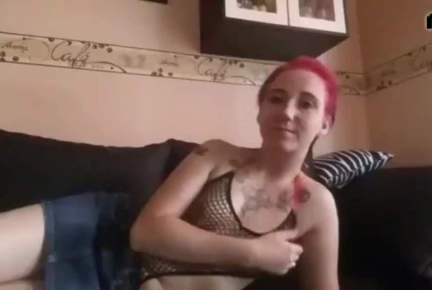 neuer Jeans Minirock und Netzbody von verspielte pic2