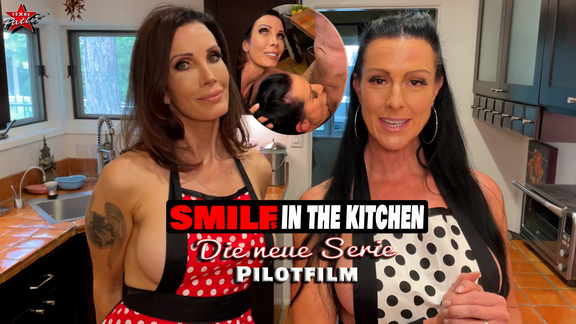 SMILFs in the kitchen. Pilotfilm zur neuen Serie Lange haben meine Freundin Shay und ich überlegt, was wir denn wohl mal für eine geile Serie machen könnten. Jetzt freue ich mich riesig, euch den Pilotfilm präsentieren zu dürfen. SMILFs in the kitchen. Für eine angebliche Kochshow haben wir uns beim Lieferanten Eis bestellt, welches sofort geliefert werden musste. Natürlich brauchten wir gar kein Eis und eine echte Kochshow war das auch nicht. Wir wollten einfach nur den Lieferanten vernaschen und ihm seine „Cream“ rausholen. Viel Spaß also bei unserer ersten Folge und freut euch schon mal auf viele weitere geile Folgen