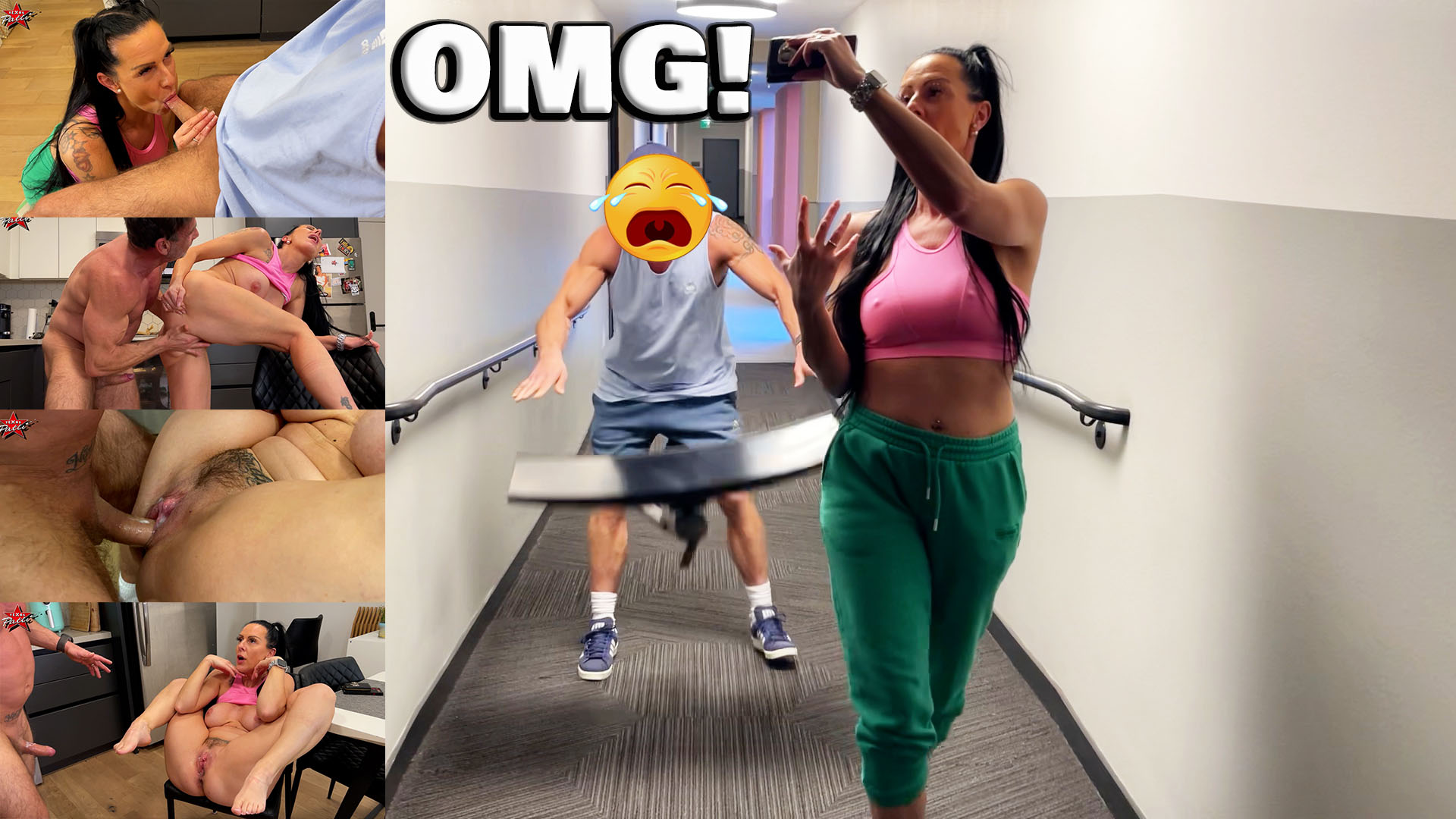 OMG! Lieferant schrottet meinen neuen Monitor Voller Stolz rief ich meine Freundin per Videocall an, um ihr zu zeigen, dass ich mir endlich diesen neuen Monitor gekauft habe und der Verkäufer ihn nun zu mir nach Hause bringt und dort anschließt. Plötzlich knallte es laut und ich traute meinen Augen nicht. Dieser Vollidiot hat das Teil tatsächlich fallen lassen… Was mache ich denn nun? Ich habe so viel Geld dafür bezahlt… Da muss der Typ sich aber jetzt mal was einfallen lassen – und das tat er dann auch. 
Ich war dann zwar durchgefickt und vollgespritzt, aber was mache ich denn nun mit dem Monitor…