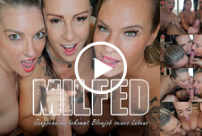 MILFED. Jungschwanz bekommt Blowjob seines Lebens Reife Frauen Girl-Girl-Man Natur Handjob Blowjob Cumshot DirtyTalk Nahaufnahme POV Muschipumpe Eier lecken 