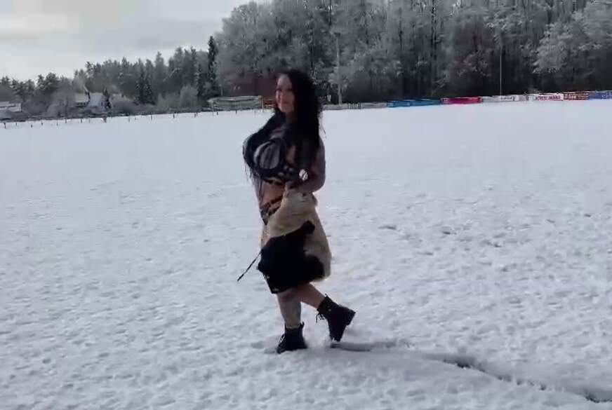 Wildes Schneetreiben aufn Fußballplatz von stifflersmoom pic3