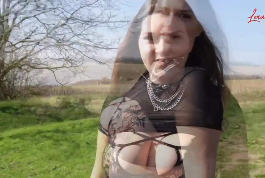 LenaLust: Erster Outdoor-Dreh für dieses Jahr in Lack und Leder