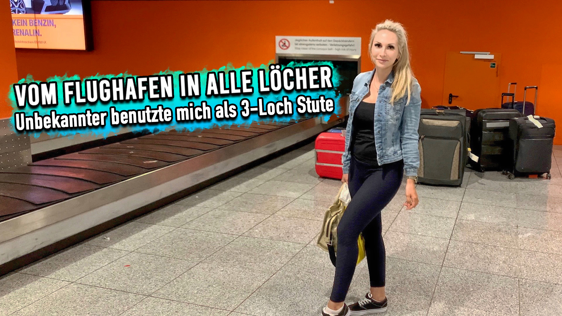 Vom Flughafen in alle Löcher - Unbekannter benutzte mich als 3-Loch Stute ! Gerade gelandet, wollte ich nur noch meinen Koffer holen. Plötzlich sprach mich so ein Typ von der Seite an und meinte, dass wir doch im gleichen Flieger waren. Ich konnte mich sogar an ihn erinnern, da er neben mir, beim Einsteigen, stand. Er fragte mich, ob ich eine Unterkunft für eine Nacht kenne. Sein Hotel hat ihm sein Zimmer gestrichen und er wusste absolut nicht wohin. Er tat mich schon ein wenig leid, da es echt schon spät war und er keine Chance hatte irgendwo unterzukommen. Ich machte ihm einen Vorschlag und meinte, dass er auf meiner Couch nächtigen könnte. Am nächsten Morgen kam ich ins Wohnzimmer und wollte ihm einen Kaffee anbieten. Wie ich sehen konnte, freute er sich mich zu sehen, da sein Schwanz wie eine eins stand. Es war ihm total peinlich, weil er gar nicht bemerkt hat, dass keine Decke über sein bestes Stück war. Mir gefiel sehr, was ich da sah und da dachte ich mir, dass der Kaffee warten kann. Ich schnappte mir den prallen Schwanz und fing an ihn zu bear
