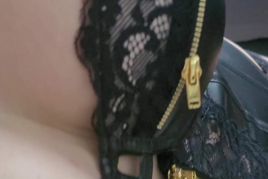 MissMistress: Geiles F*********g in Leder Nylons und Lack Highheels