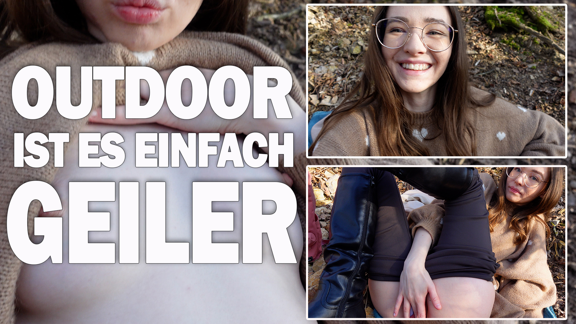 Komm mit mir und meiner Pinken Sonnenanbeterin in Wald Bei 12° hat mein kleiner Outdoor Fetisch meine Frostbeuligkeit besiegt und ich wollte einfach mal wieder die Sonne auf meiner Pussy spüren. Kommst du mit mir in den Wald? Ich habe ein lauschiges Plätzchen gefunden wo wir ganz ungestört sind!
Mein schöner Fleischiger Schmetterling breitet die Flügel aus und genießt die Sonne… und die Finger, wie sie immer weiter penetrieren! So kann man(n) es draußen gut aushalten, jetzt ist nur die Frage wie lange hältst du es aus, ohne abzuspritzen? Hihi