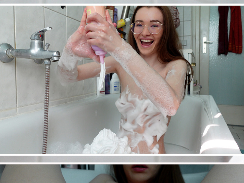 Die Kenner wissen wo ich bin   Und ich wollte einfach die Badewanne genießen und mich danach so entspannen, wie man das halt macht   Ich hatte auch schon angefangen ABER wurde leider von **** gestört und musste abbrechen! Ja, aber gekommen und entspannt war ich immer noch nicht, also später wieder ab in die Wanne und das spirtzige zu Ende gebracht   Ich hoffe, du kannst das Video und deine Entspannung ohne Unterbrechung genießen.