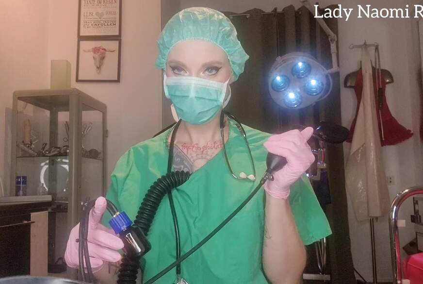 BIZARRKLINIK Medizinische Kontrolle der P*****s Atmung durch eine Gasmaske POV H*****b von Lady-Naomi-Rouge pic2