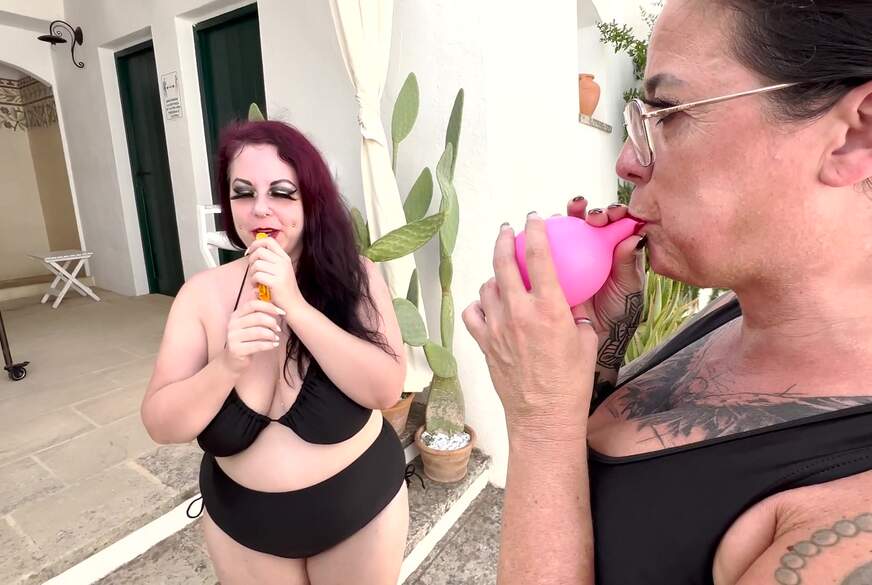 MelliniaStone: Passend zum Frühling. Kleine Ballon-Party mit meiner Freundin!!