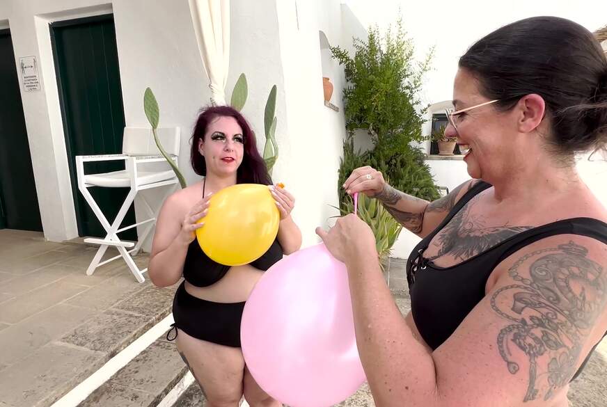 MelliniaStone: Passend zum Frühling. Kleine Ballon-Party mit meiner Freundin!!