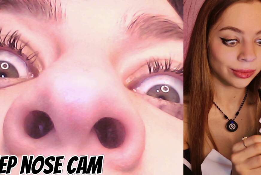 GirlHomeAlone: Extreme Nose Close-Up After B**wing