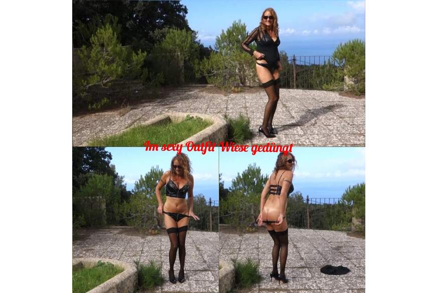 lyn: Im Sexy Outfit Wiese gedüngt