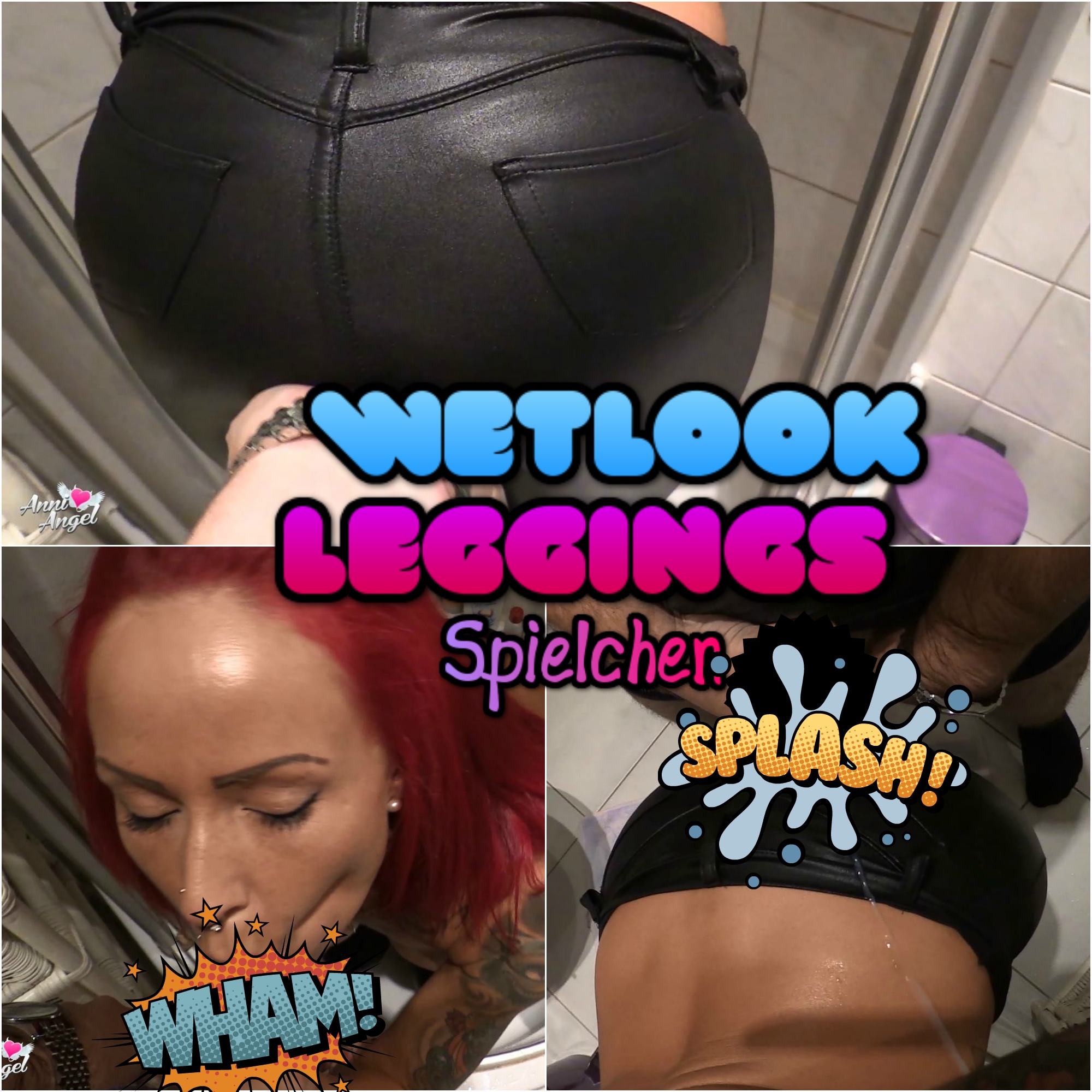 Du stehst auf diesen geilen glatten, glänzenden Stoff, der meinen Arsch so richtig geil zur Geltung bringt? Wetlook bringt dich um den Verstand? Dann verzeihst du mir sogar, das ich vollgewichst von einer Party komme, als ich mich in dem heißen Teil in die Dusche stelle und das Wasser über meinen geilen Knackarsch laufen lasse ... Du fasst mir zwischen die Beine, massierst meine geile Muschi und lässt ihn mich dann schön lutschen ... der heftige Abspritzer zeigt, wie geil du die Aktion findest ... Mmmhh, dann kann ich ja los zur nächsten Party ;D
