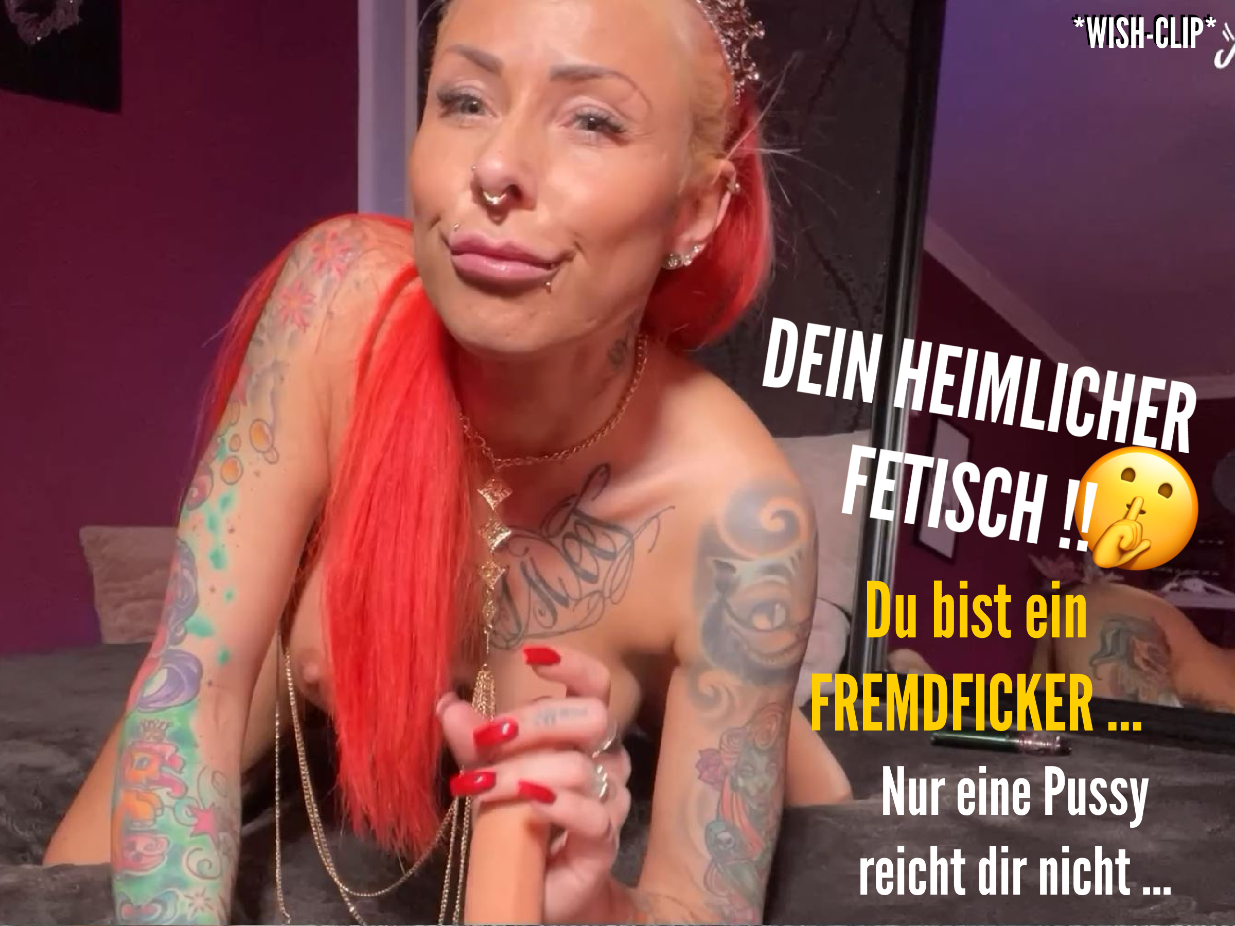 Ich bin viel geiler als deine Alte !! WISH-CLIP Du liebst es, dich mit anderen Frauen zu treffen, auch wenn du eigentlich eine zu Hause hast ... auch wenn du sie eigentlich liebst findest du es einfach zu schade, deinen Schwanz nur für eine einzige Frau zu \