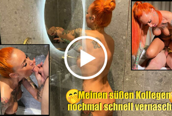 Meinen s&uuml;&szlig;en Kollegen nochmal schnell vernascht ...