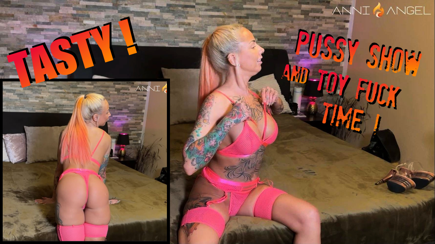 Pretty in Pink? Von meinem liebsten S. hab ich ein super sexy Unterwäsche Set in super sexy Pink bekommen :)) Das musste ich ja nun auch mal testen und darum gibts mal wieder ne kleine sexy Modenschau mit anschließender heißer Pussy Show ;)