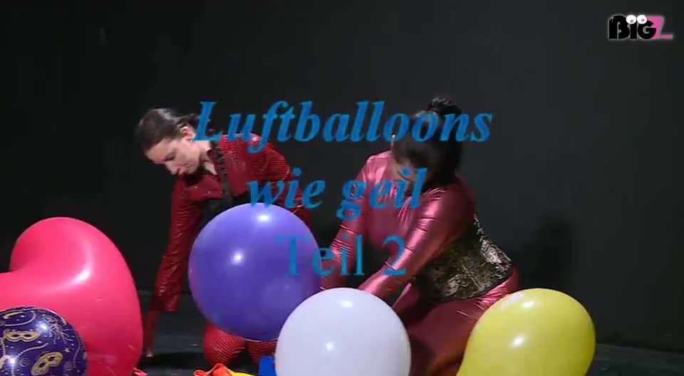 hier der 2. Teil...was amchte es uns Spaß mit den dicken Balloons zu spielen...sie aufzublasen ..und dann knallen zu lassen