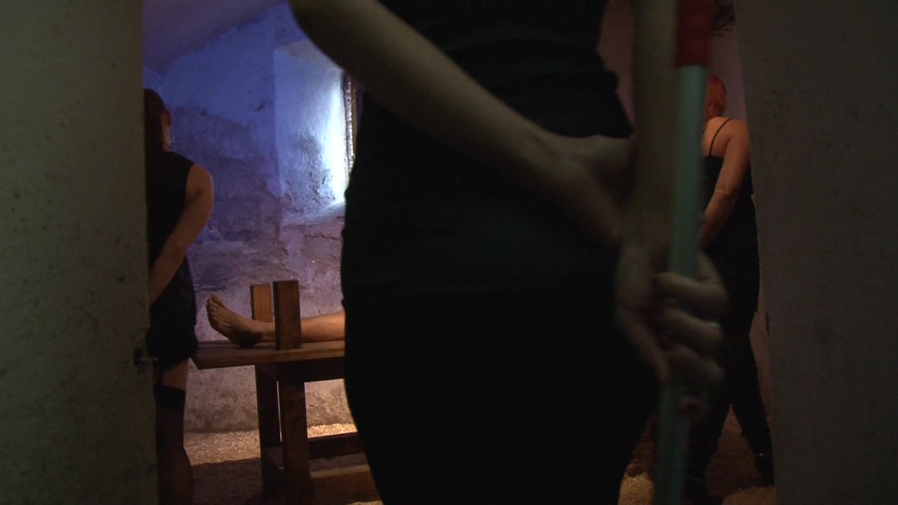 SM Party im Keller...zu dritt benutzen wir unseren geilen Nachbarn...du Sau wirst es uns büßen das du uns in Hausflur abfällig behandelst...nun behandeln wir Dich...hart und gemein