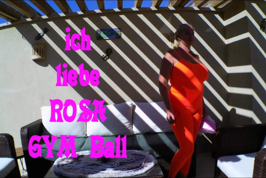 Ich liebe Rosa - mein GYM Ball von MegaTitten pic1