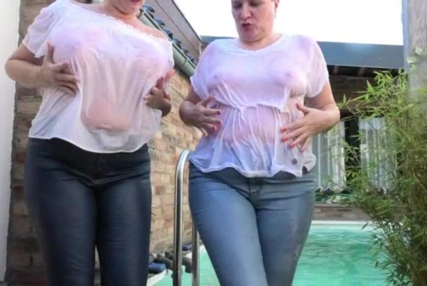 MilfUlrike: pool Spaß zu zweit