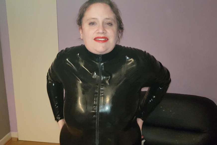 Geil besorgt in Latex Catsuit von M**iJessy pic1